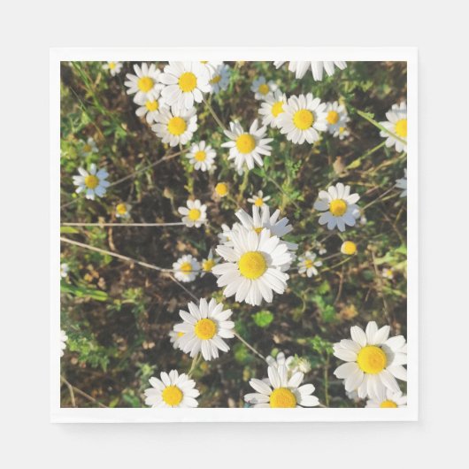 Kamillebloemen Servet (Voorkant)