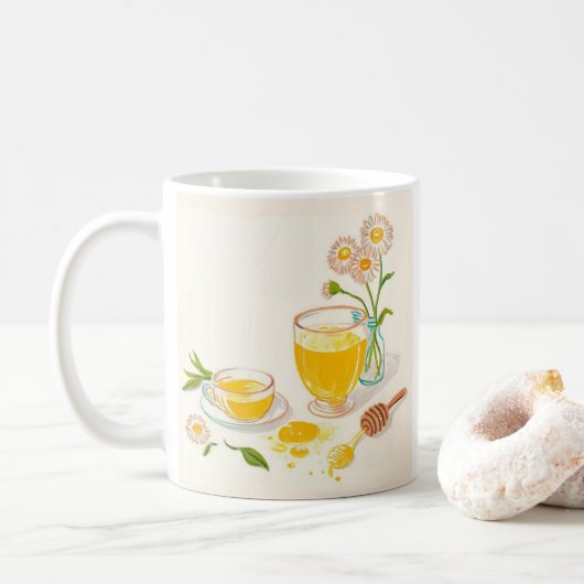 Kamillethee & Honing Zoete Sereniteit Mok (Met donut)
