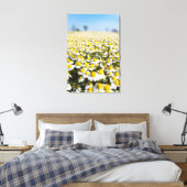 Kamilleveld, Hongarije Canvas Afdruk (Insitu (Slaapkamer))