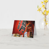 Kaminarimon, Senso-ji: Tokyo, Japan Kaart (Gele Bloem)