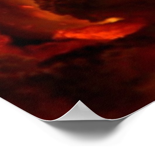 Kaminfeuer,Heizkamin, Poster (Hoek)