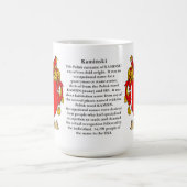 Kaminski, de oorsprong, de betekenis en de rest koffiemok (Center)