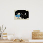 Kamisaka Sekka Fluitspeler Oxherd Japan CC0475 Poster (Keuken)