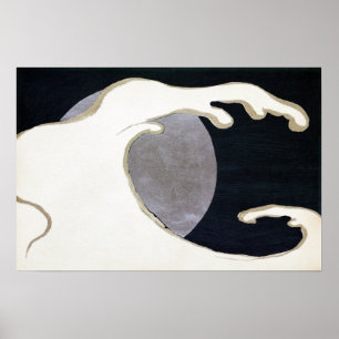 Kamisaka Sekka Tatsunami (A Cresting Wave) Poster