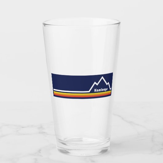 Kamloops British Columbia Glas (Voorkant)