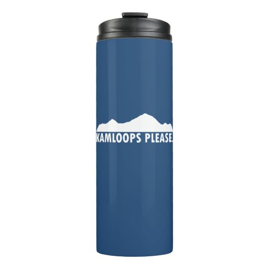 Kamloops Brits-Columbia Alsjeblieft Thermosbeker (Voorkant)