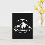 Kamloops Canada Skigebied Snowboarden Kaart (Gele Bloem)