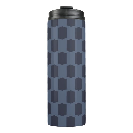 Kammossengrid Indigo Houtskool Thermosbeker (Voorkant)