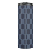 Kammossengrid Indigo Houtskool Thermosbeker (Achterkant)