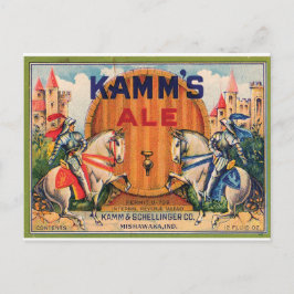 Kamm's Ale Mishawaka Indiana Castles Knachten Labe Briefkaart