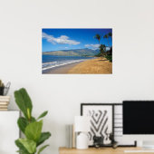 Kamole Beach Kihei Maui Hawaii Poster (Thuiskantoor)