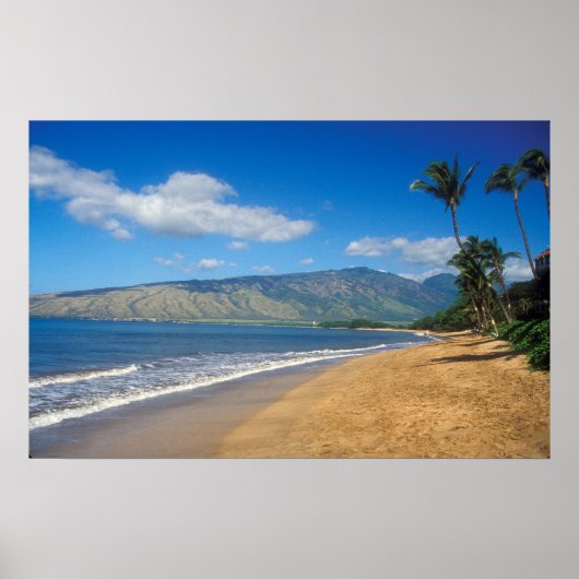Kamole Beach Kihei Maui Hawaii Poster (Voorkant)