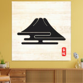 KAMON (familiegroef) Aoki Canvas Print (Insitu (Woonkamer))