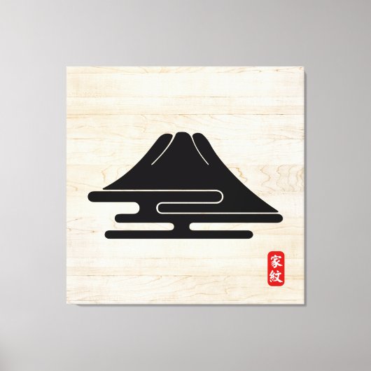 KAMON (familiegroef) Aoki Canvas Print (Voorkant)