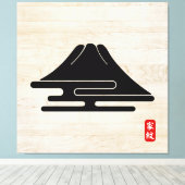 KAMON (familiegroef) Aoki Canvas Print (Insitu (Houten vloer))