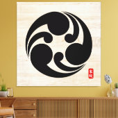 KAMON (familiegroef) Sugihara Canvas Print (Insitu (Woonkamer))