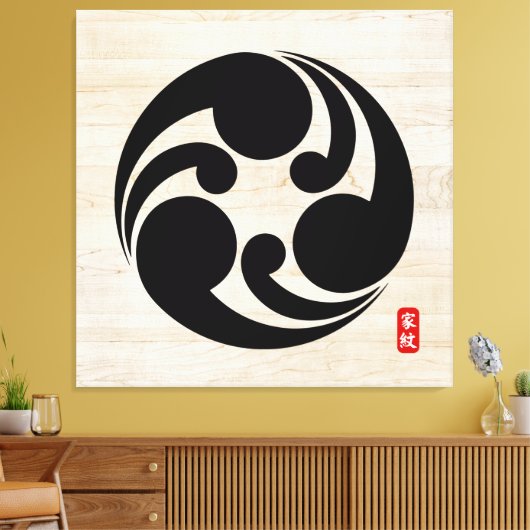 KAMON (familiegroef) Sugihara Canvas Print (Insitu (Woonkamer))