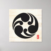 KAMON (familiegroef) Sugihara Canvas Print (Voorkant)