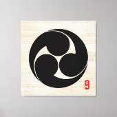 KAMON (familiegroef) Yamamoto Canvas Print (Voorkant)
