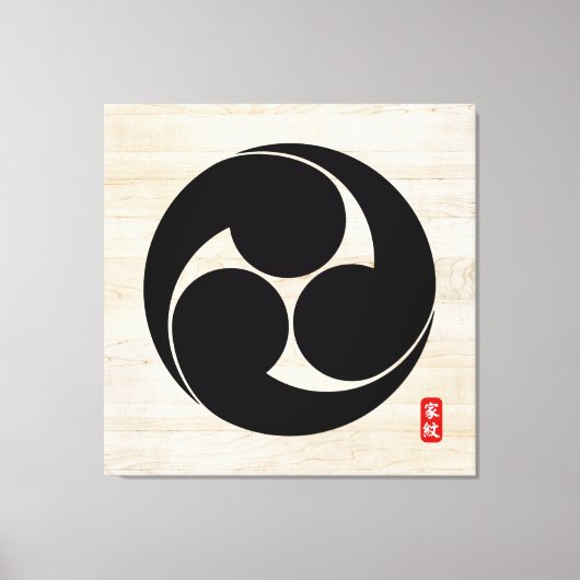 KAMON (familiegroef) Yamamoto Canvas Print (Voorkant)