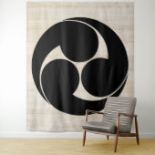 KAMON (familiegroef) Yamamoto Canvas Print Wandkleed (In situ)