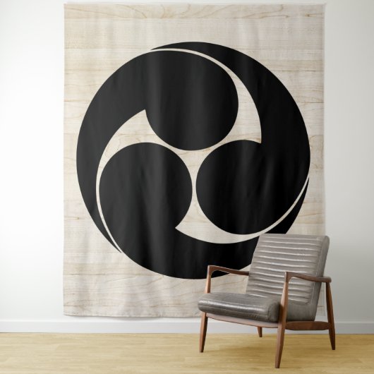 KAMON (familiegroef) Yamamoto Canvas Print Wandkleed (In situ)