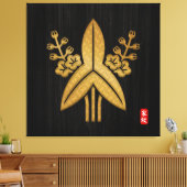 Kamon FUKUSHIMA-kinderschilderafdruk Canvas Afdruk (Insitu (Woonkamer))