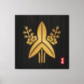 Kamon FUKUSHIMA-kinderschilderafdruk Canvas Afdruk (Voorkant)