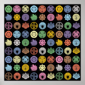 kamon pattern3 poster (Voorkant)