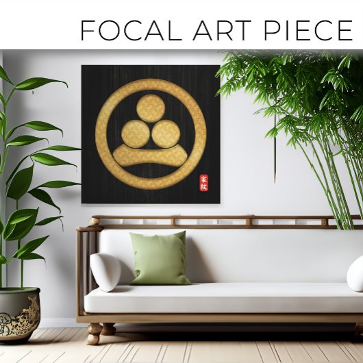 Kamon WATANABE-familiescrest-canvas Canvas Afdruk