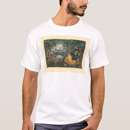 Kamp 1866 van de Trapper (1779A) T-shirt (Voorkant)