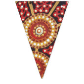 Kamp Aboriginal Art Bunting Vlaggetjes (Eerste vlag)