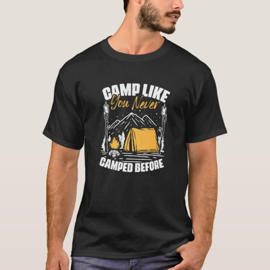 Kamp als nooit gekamd voor reiswiekcampagne t-shirt (Voorkant)