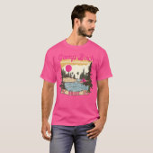 Kamp Bach Bruid Bruidsmeisje Retro Camping Vrijgez T-shirt (Voorkant volledig)