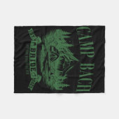 Kamp Bach Bruid Wandelen Camping Afhaakfeest  Fleece Deken (Voorkant (Horizontaal))