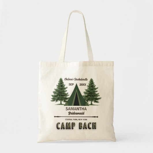 Kamp Bach Rustieke Herfst Vrijgezellenmeisje Meisj Tote Bag (Voorkant)