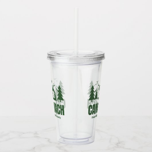 Kamp Bach vrijgezellenfeest Acryl Drinkbeker (Rechts)