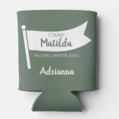 Kamp Bachelorette Berg Groene Vlag Camping Blikjeskoeler (Achterkant)