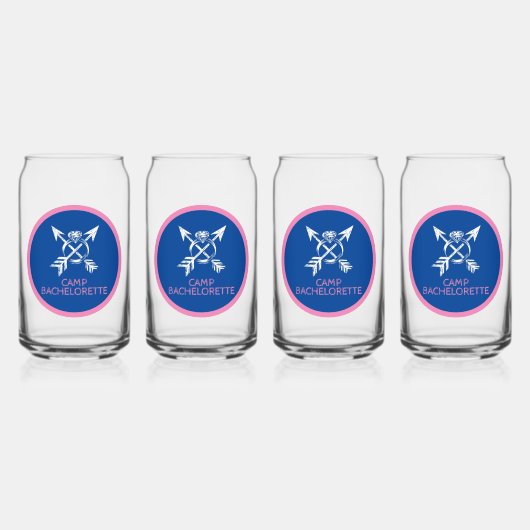 Kamp Bachelorette Blikvorm Glas (Voorkant)