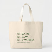 Kamp Bachelorette Camping Grappige Bruidsmeisjes G Grote Tote Bag (Voorkant)