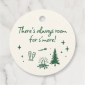 Kamp Bachelorette Camping Hand getekend Schrijven  Bedankjes Labels (Achterkant)