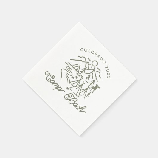 Kamp Bachelorette Cocktail servetten (Hoek)