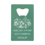 Kamp Bachelorette Creditkaart Flessenopener (Achterkant)