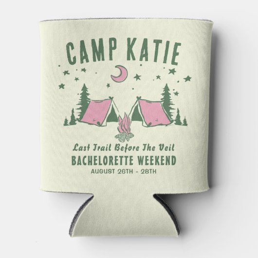 Kamp Bachelorette-feest Blikjeskoeler (Voorkant)