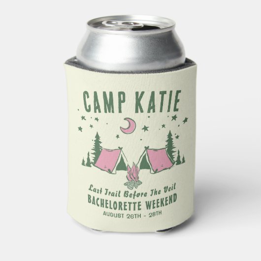 Kamp Bachelorette-feest Blikjeskoeler (Blikje Achterkant)