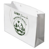 Kamp Bachelorette-feest Camping Bach-weekend Groot Cadeauzakje (Achterkant Gekanteld)