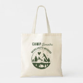Kamp Bachelorette-feest Camping Bach-weekend Tote Bag (Achterkant)