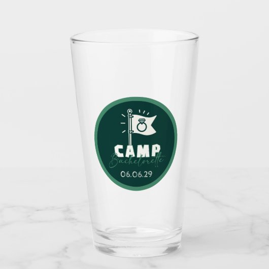 Kamp Bachelorette Glas (Voorkant)