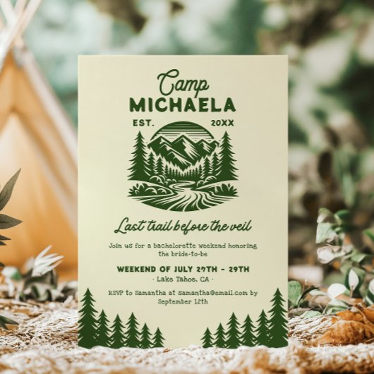 Kamp Bachelorette Laatste Reisje Weekend Uitstapje Kaart