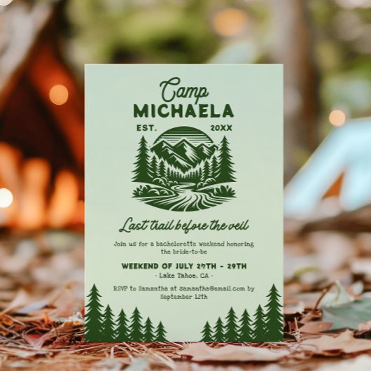 Kamp Bachelorette Laatste Weekenduitstapje Avontuu Kaart